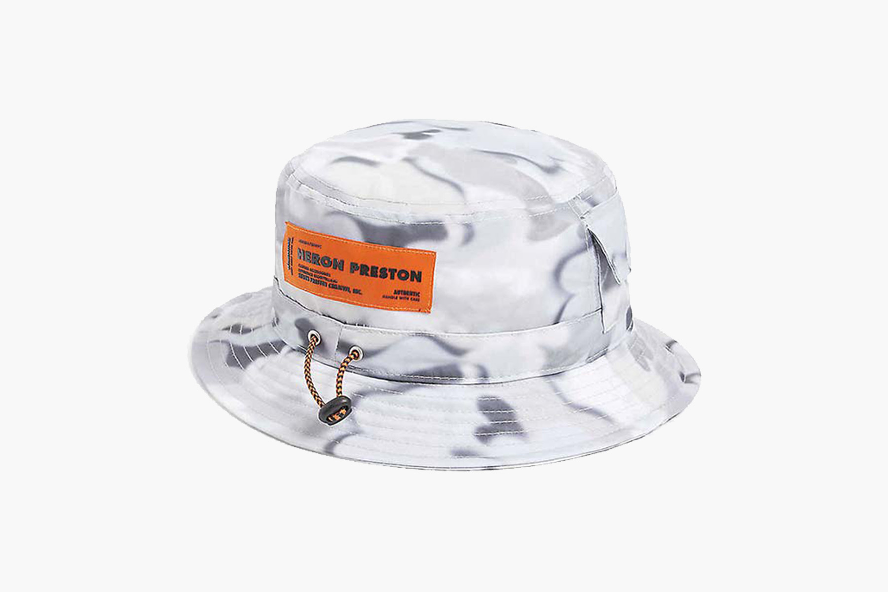 Heron Preston SS20 Camouflage-Print Nylon Bucket Hat | HYPEBEAST