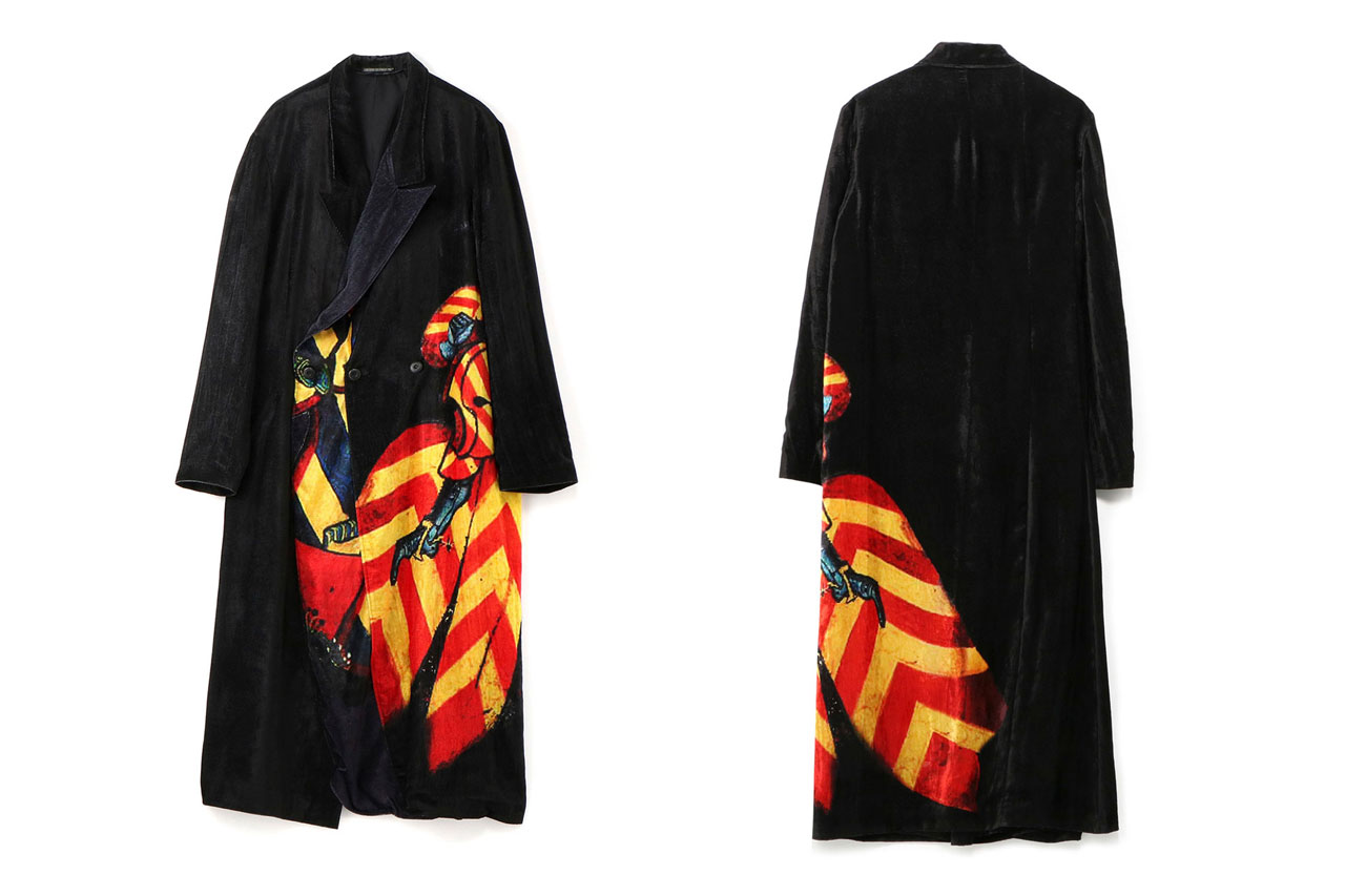 Yohji Yamamoto Knight Pattern Coat