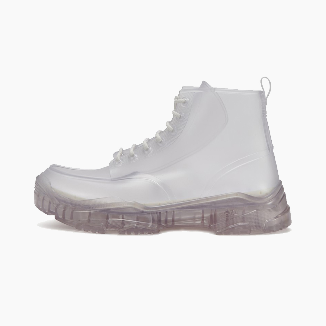 Dior Transparent High-Top Rubber Boots 