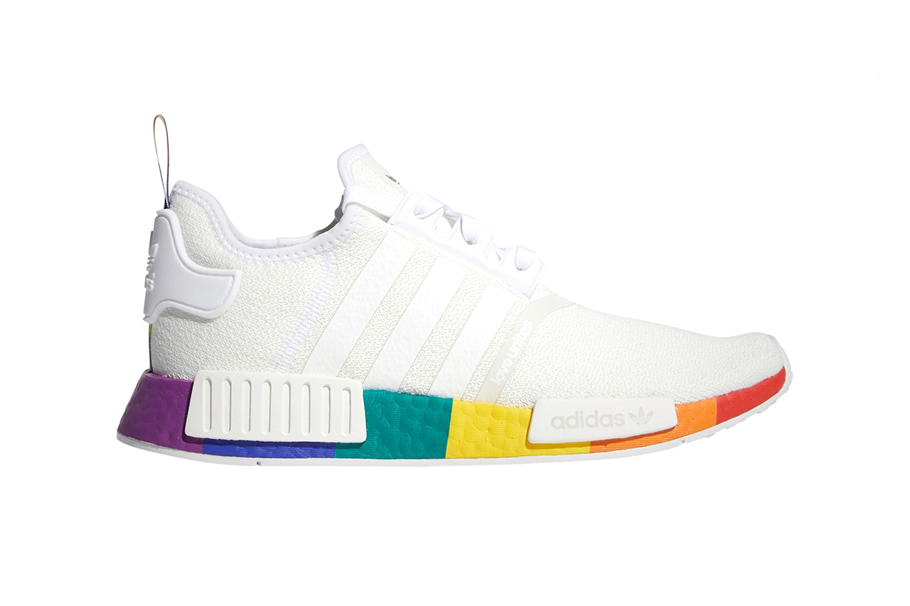 rainbow colored adidas