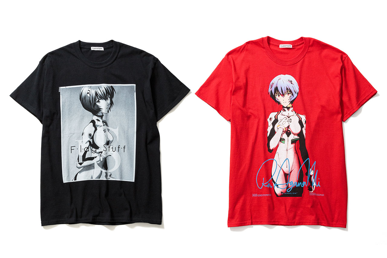 Evangelion x F-LAGSTUF-F Rei Ayanami T-Shirt Collection