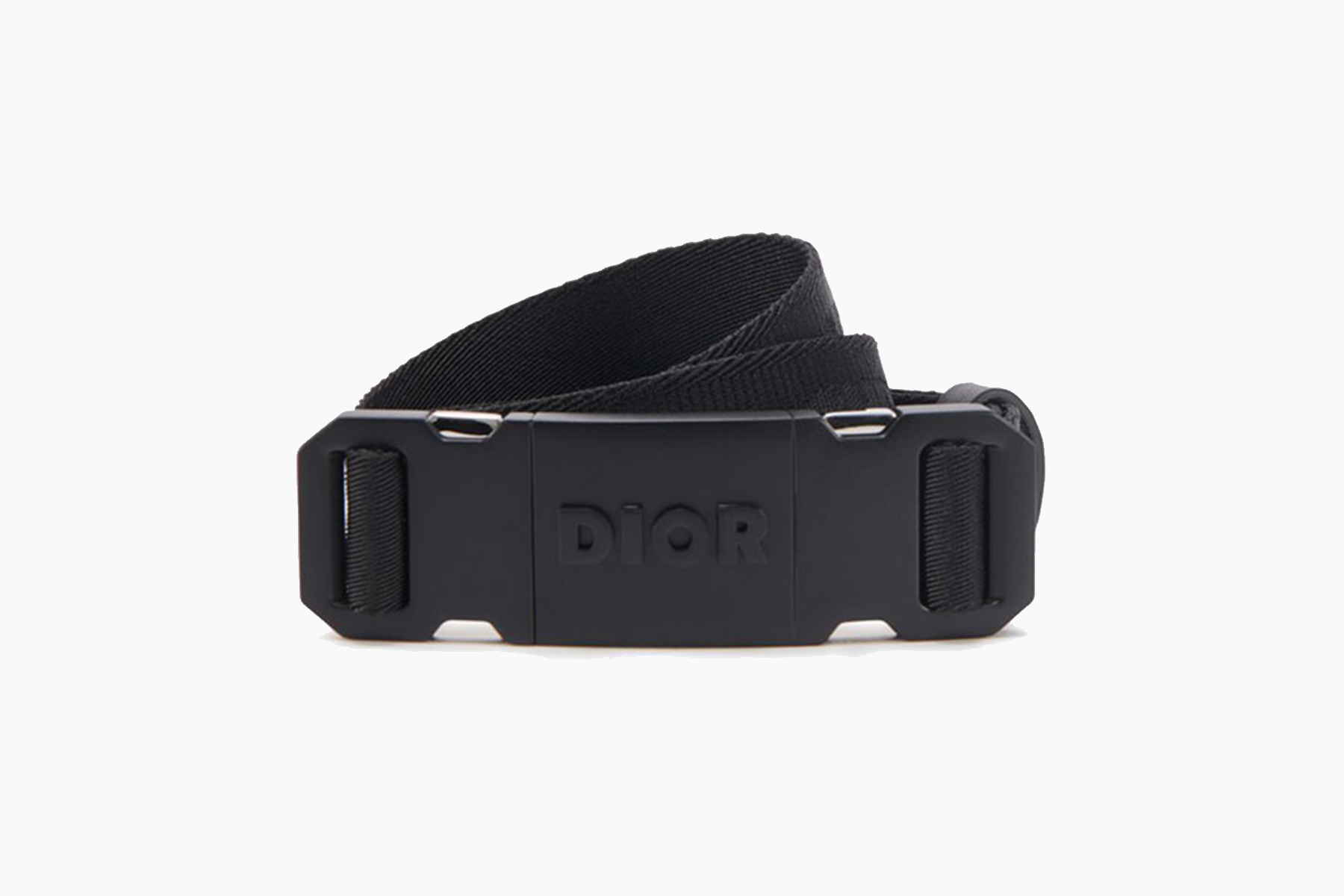 Dior Black Canvas Belt