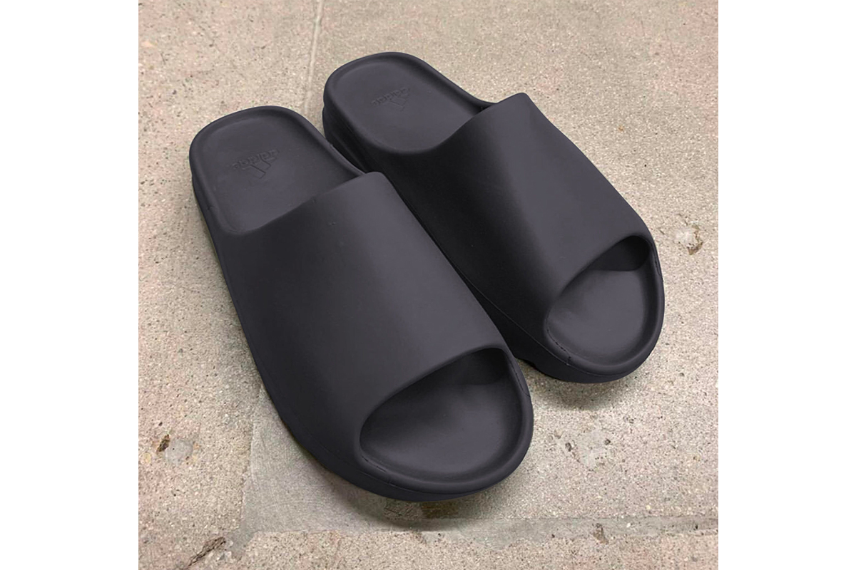 adidas YEEZY SLIDE "Core" and "Soot" First Look HYPEBEAST