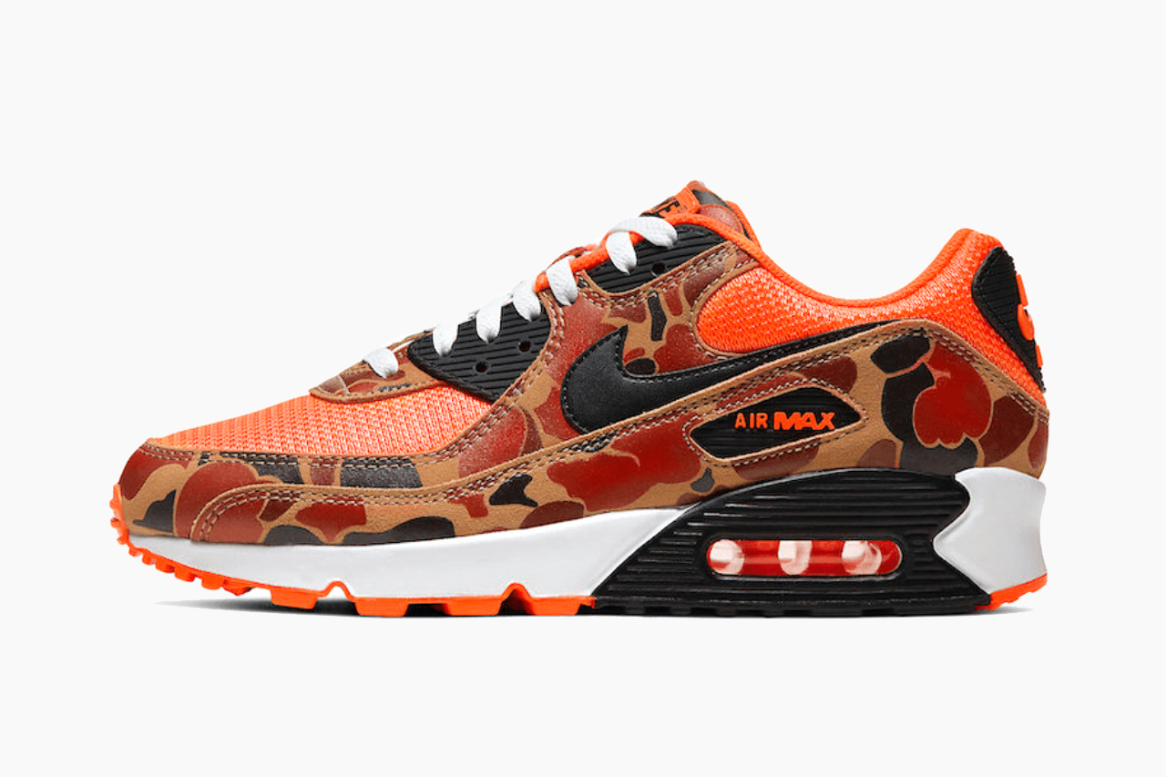 Air Max 90 “Duck Camo” Reworked in “Total Orange” Colorway | Hypebeast