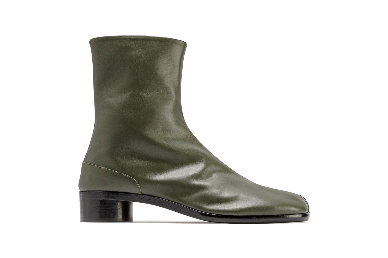Maison Margiela Tabi Leather Ankle Boots 