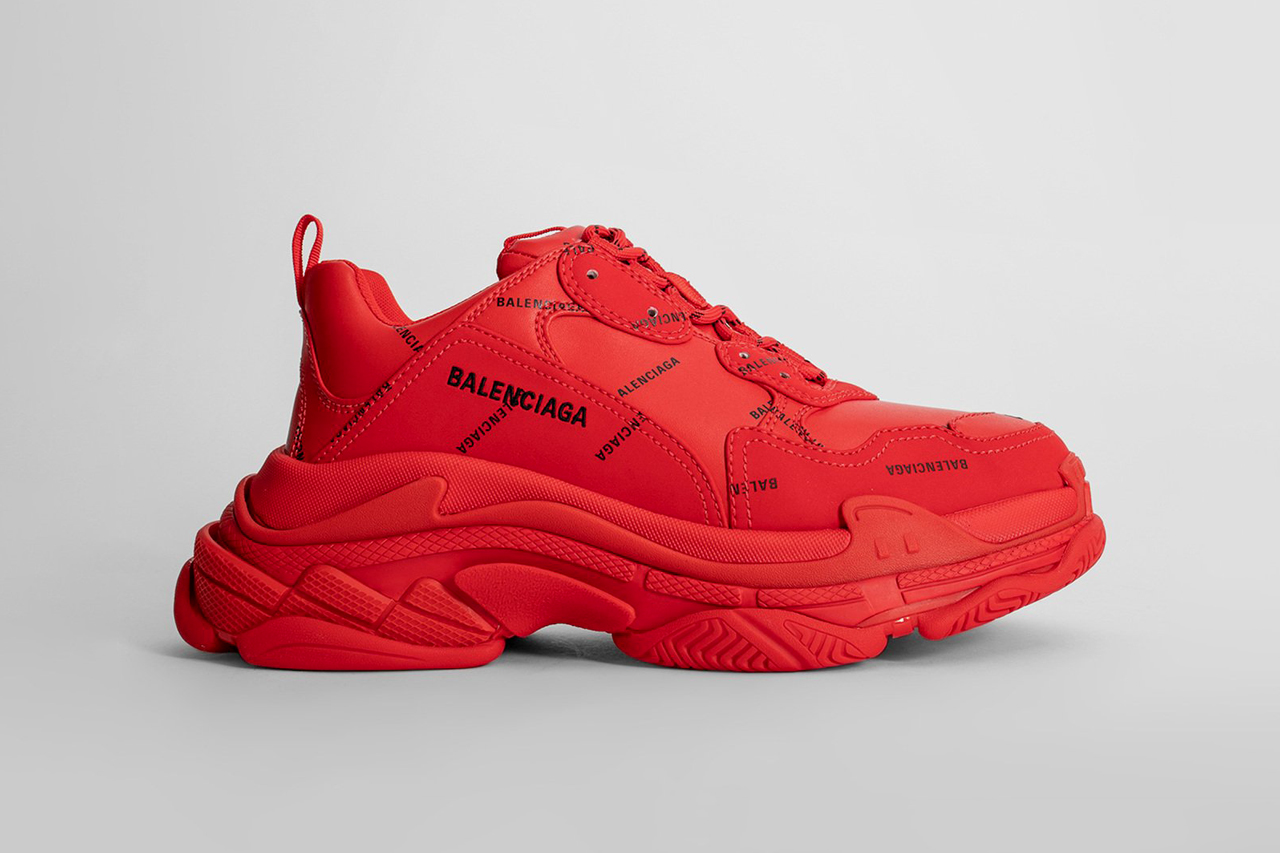 Men's Red Balenciaga Shoes / Footwear: 25 Items in Stock