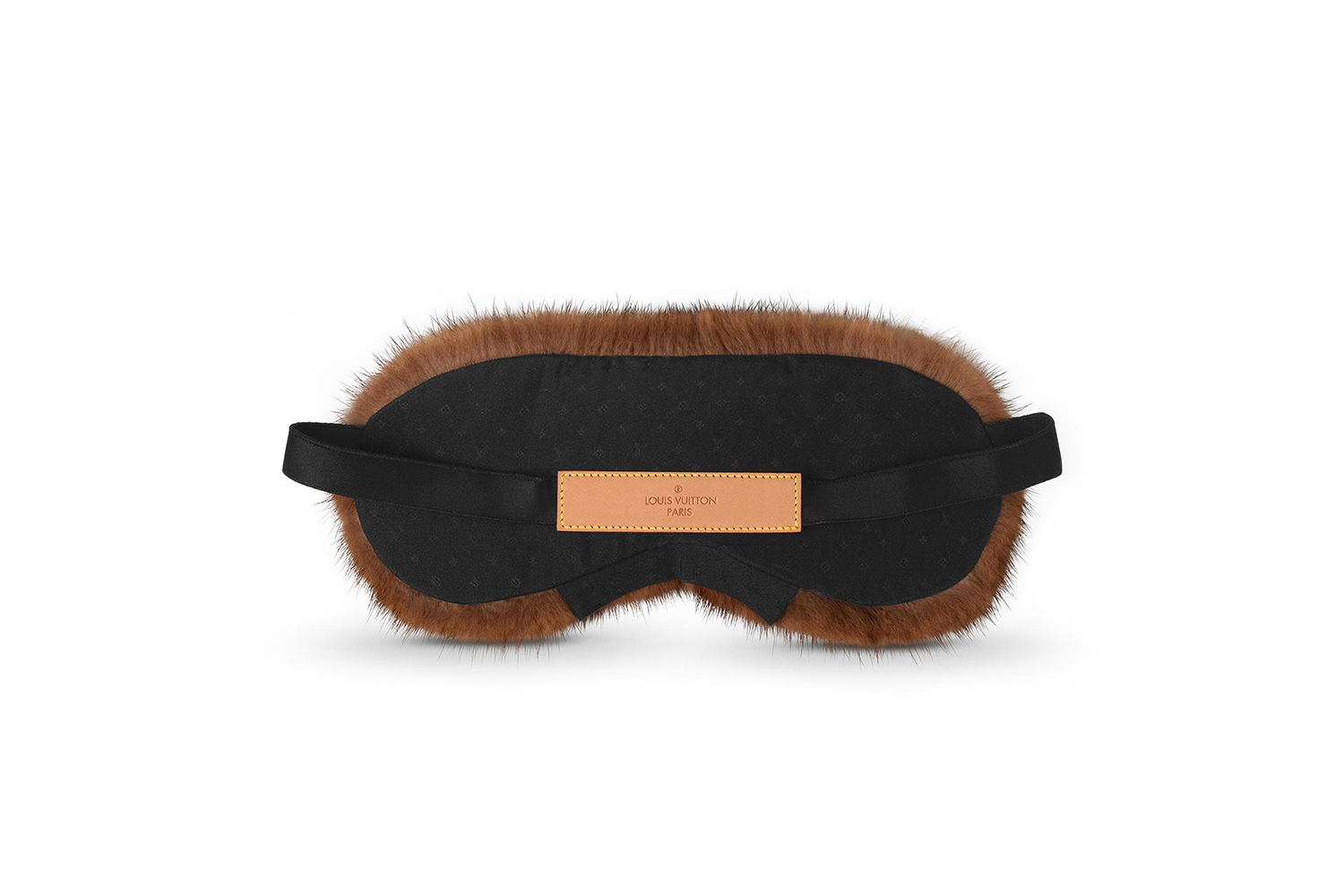 Louis Vuitton Mink Fur Sleep Eye Mask luxury premium face mask eye mask monogram 