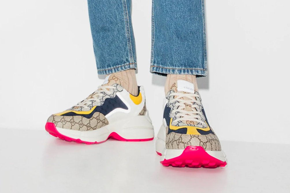 Gucci Multicoloured Rhyton Sneakers 
