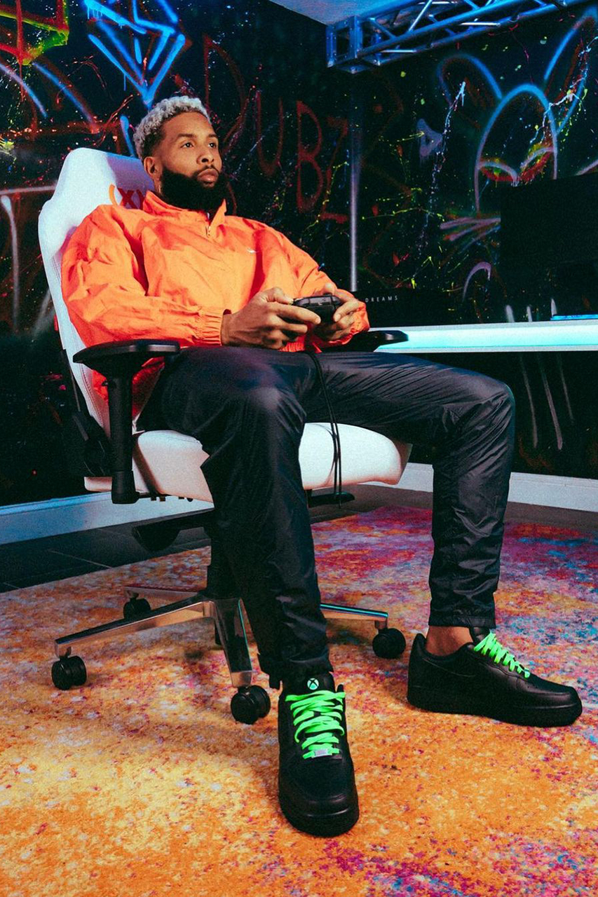 Odell Beckham Jr. Teams With Xbox for Custom Nike Air Force 1 Low and Controller "Dream Kit