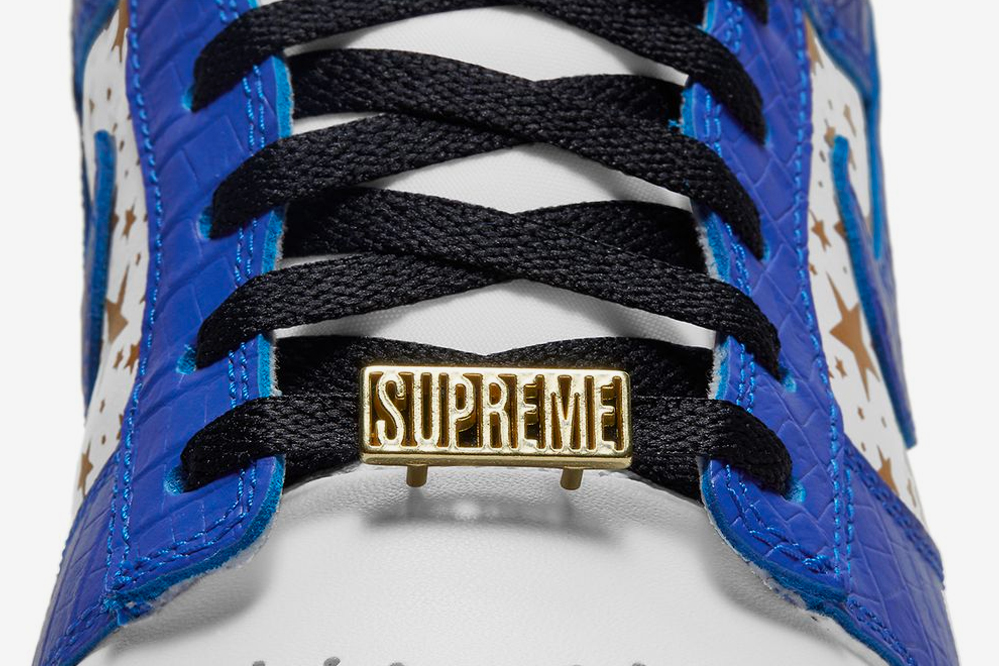 Supreme x Nike SB Dunk Low "Hyper Blue"