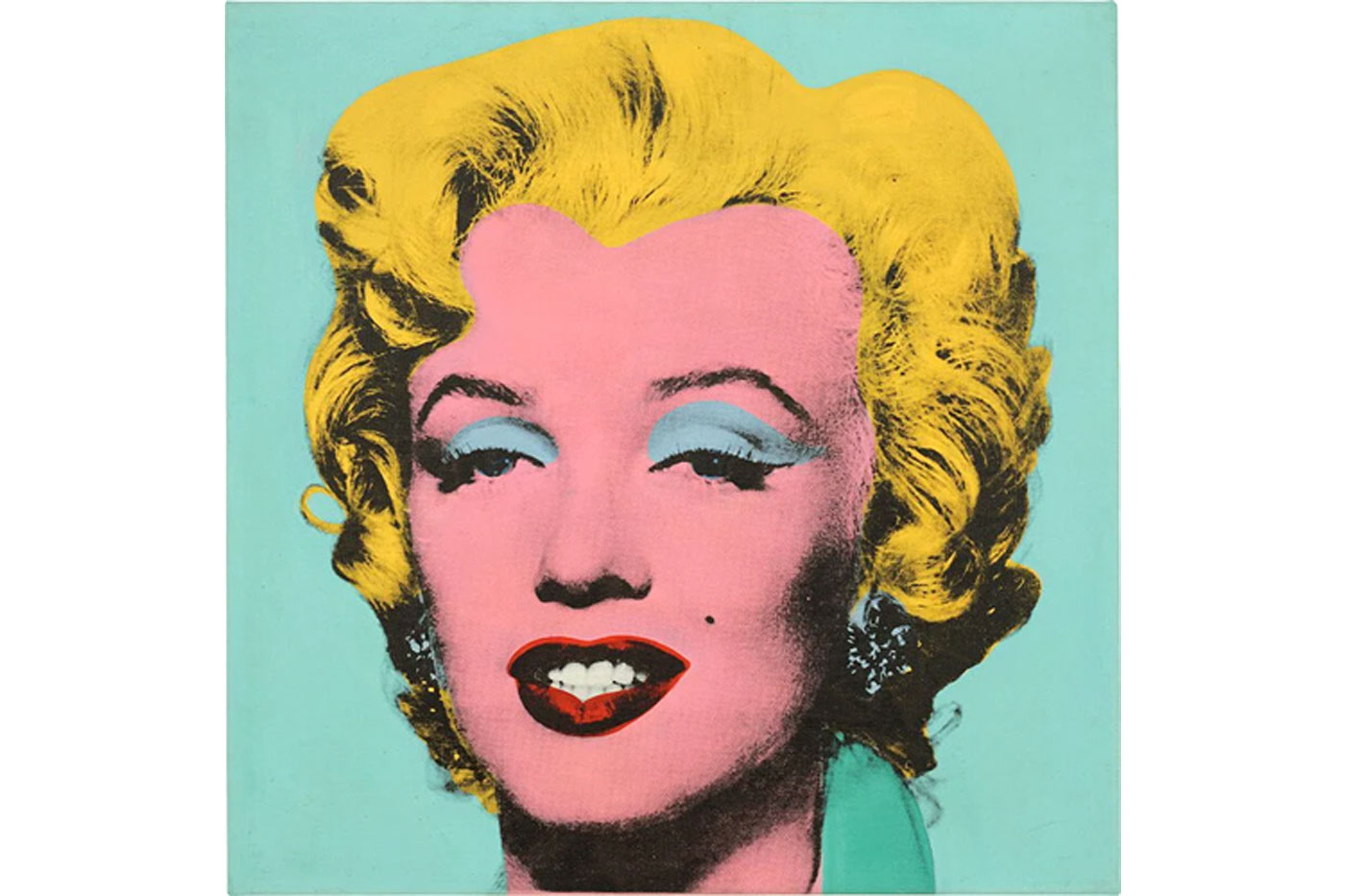 Andy Warhol's Shot Sage Blue Marilyn Painting Goes to Auction  For an Estimated Price of $200 Million USD christies new york  american actress Thomas and Doris Ammann Foundation Zurich sillkscreen canvas Dorothy Podber story news