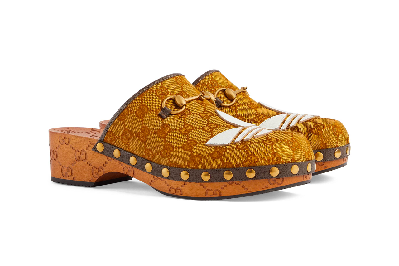 adidas x Gucci Gazelle Clog Loafer Decollete Heel Pump Slipper Terry Slides Footwear Closer Official First Look Release Information