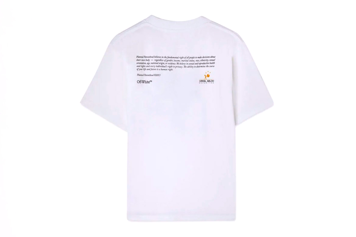 Off-White™ Re-Releases the Virgil Abloh and Jenny Holzer T-Shirt to Benefit Planned Parenthood