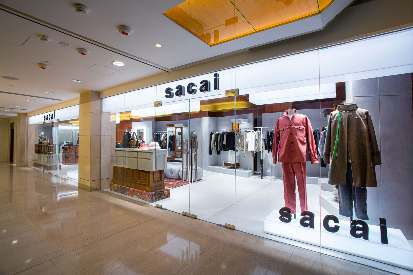 sacai belowground landmark atrium central hong kong gelchop persian rug opening womenswear menswear info date 