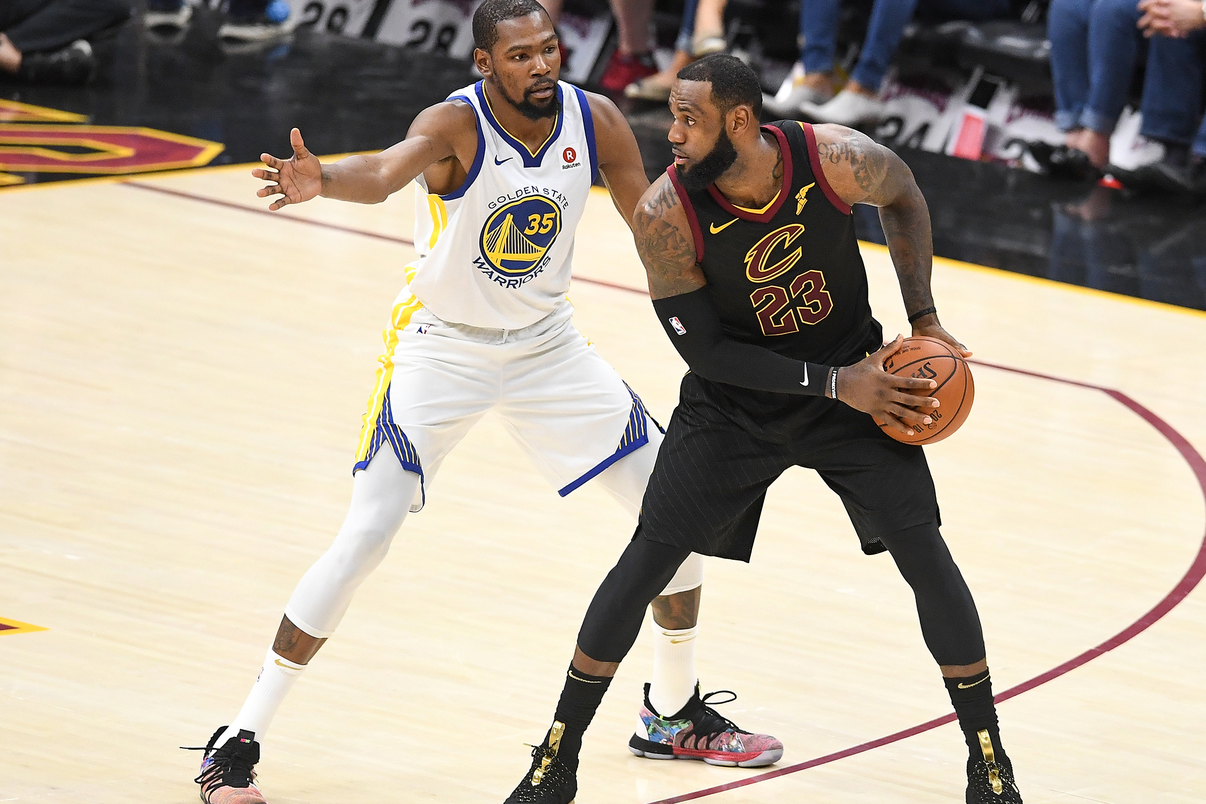 lebron james kevin durant lead nba all star fan votes west east conference stephen curry kyrie irving news info