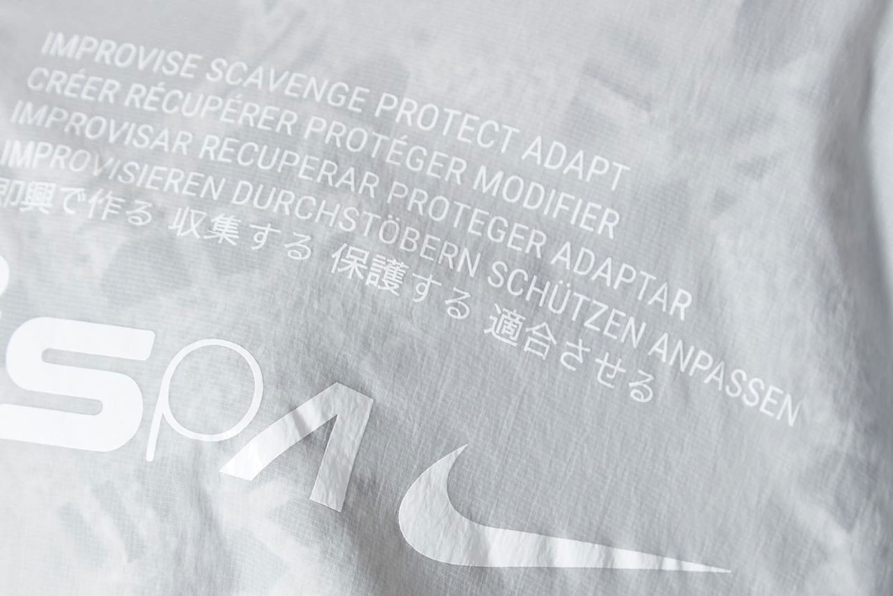 This Nike ISPA Poncho Turns Into a Tent camping technical outerwear spring summer 2024 lookbook camp nylon water proof link price hood zip pocket outside warm wind functional link website end livestock canada north america