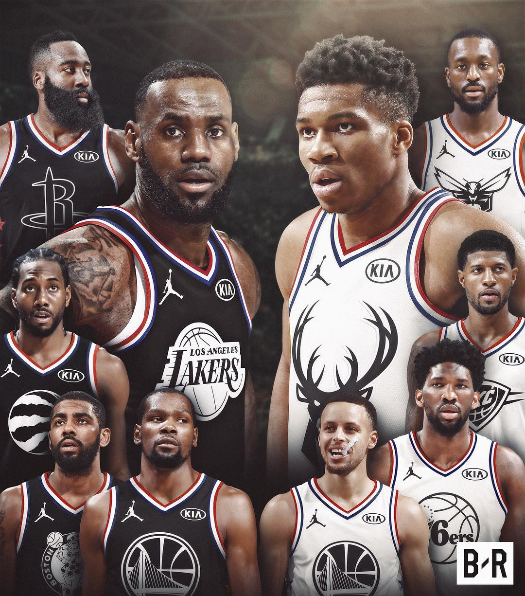 NBA 2019 全明星赛 Team LeBron 及 Team Giannis 队长选人过程完整公开