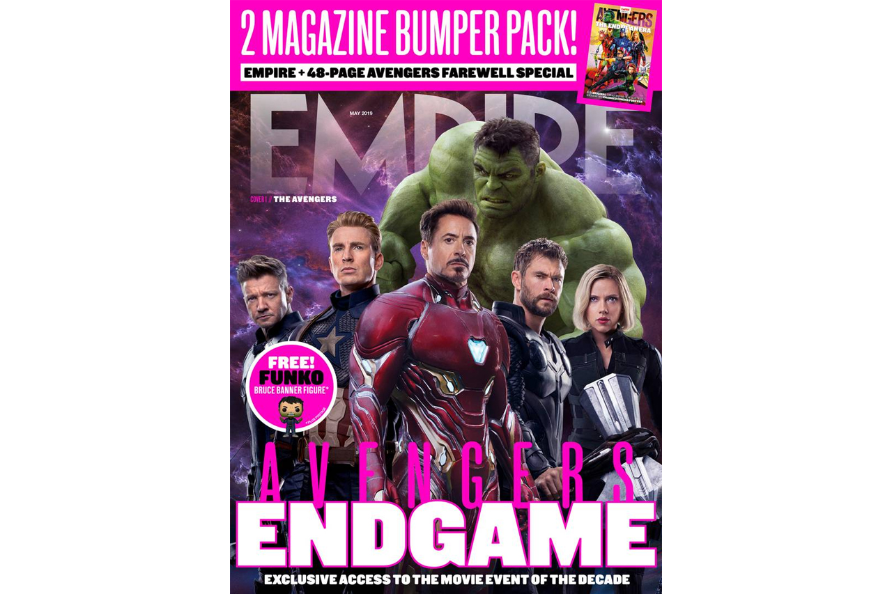 Marvel 年度史诗大片《Avengers: Endgame》登上《Empire》最新封面