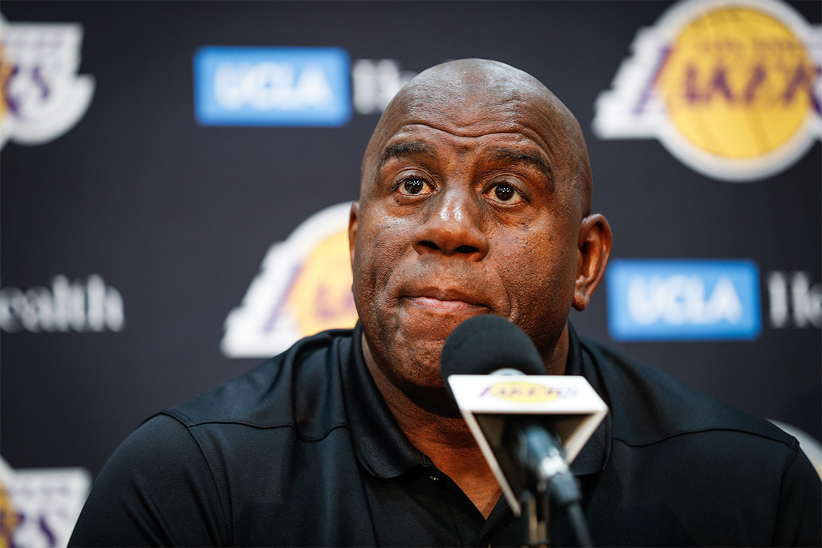 Magic Johnson 将辞去 Lakers 篮球营运总裁职位