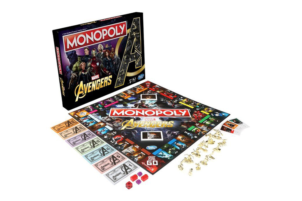 Monopoly x《Avengers: Endgame》全新联名版本登场