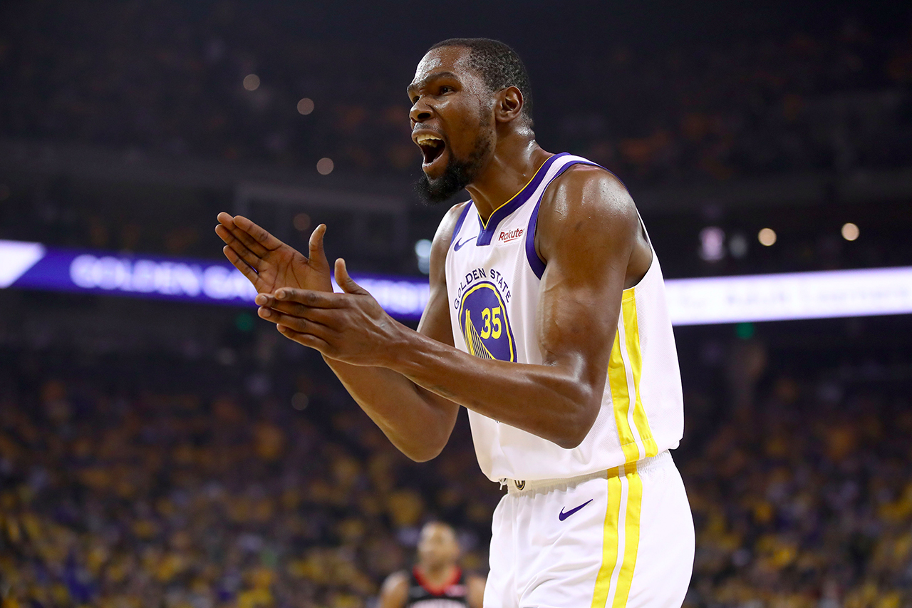 NBA 季后赛 2019 − Kevin Durant 确认缺席 Warriors Vs. Raptors 总冠军赛第一战