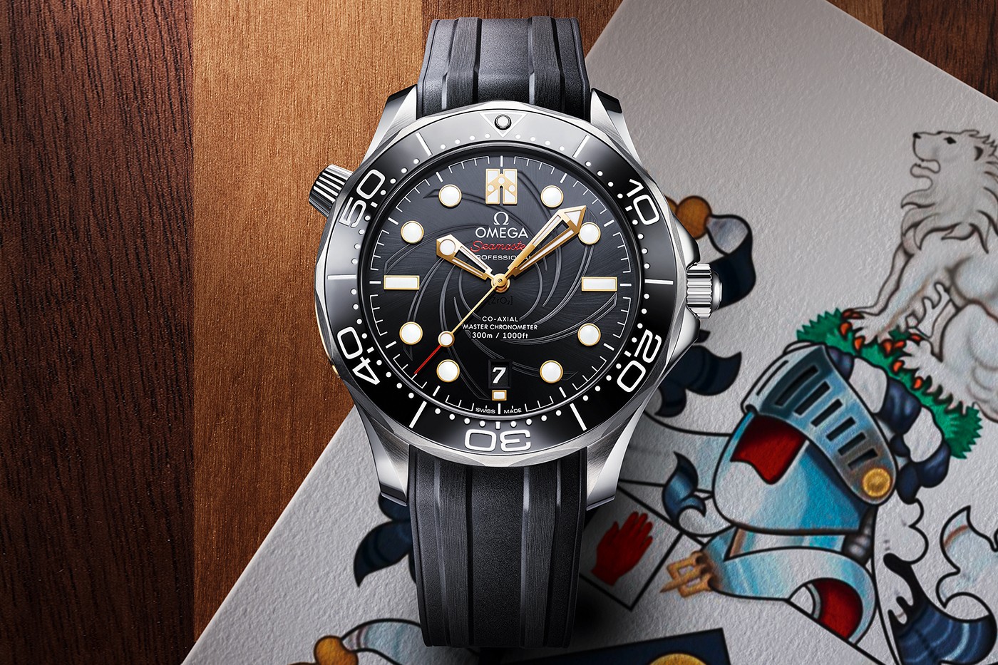 OMEGA 推出 James Bond 电影别注 Seamaster Diver 300 米系列不锈钢腕表
