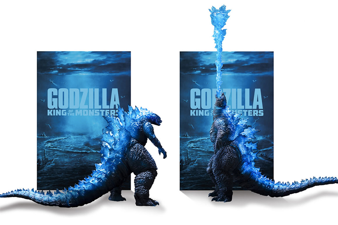 S.H.MonsterArts 推出海报版本「哥斯拉 Godzilla 吐息」可动式模型