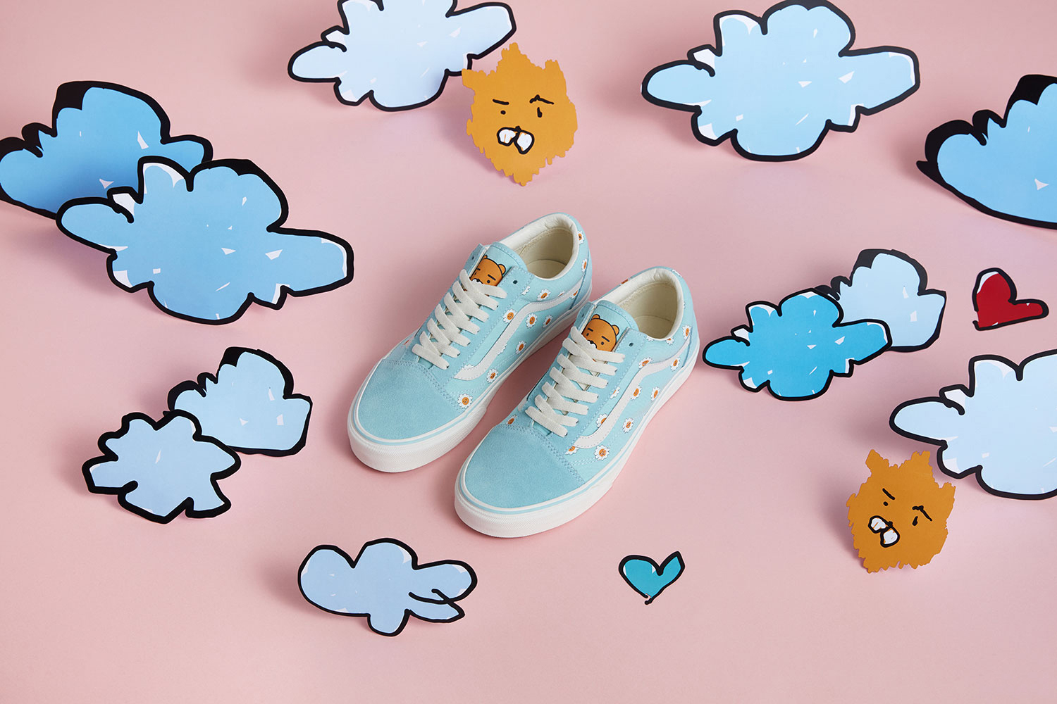 Kakao Friends x Vans Capsule Collection Old Skool Blue White