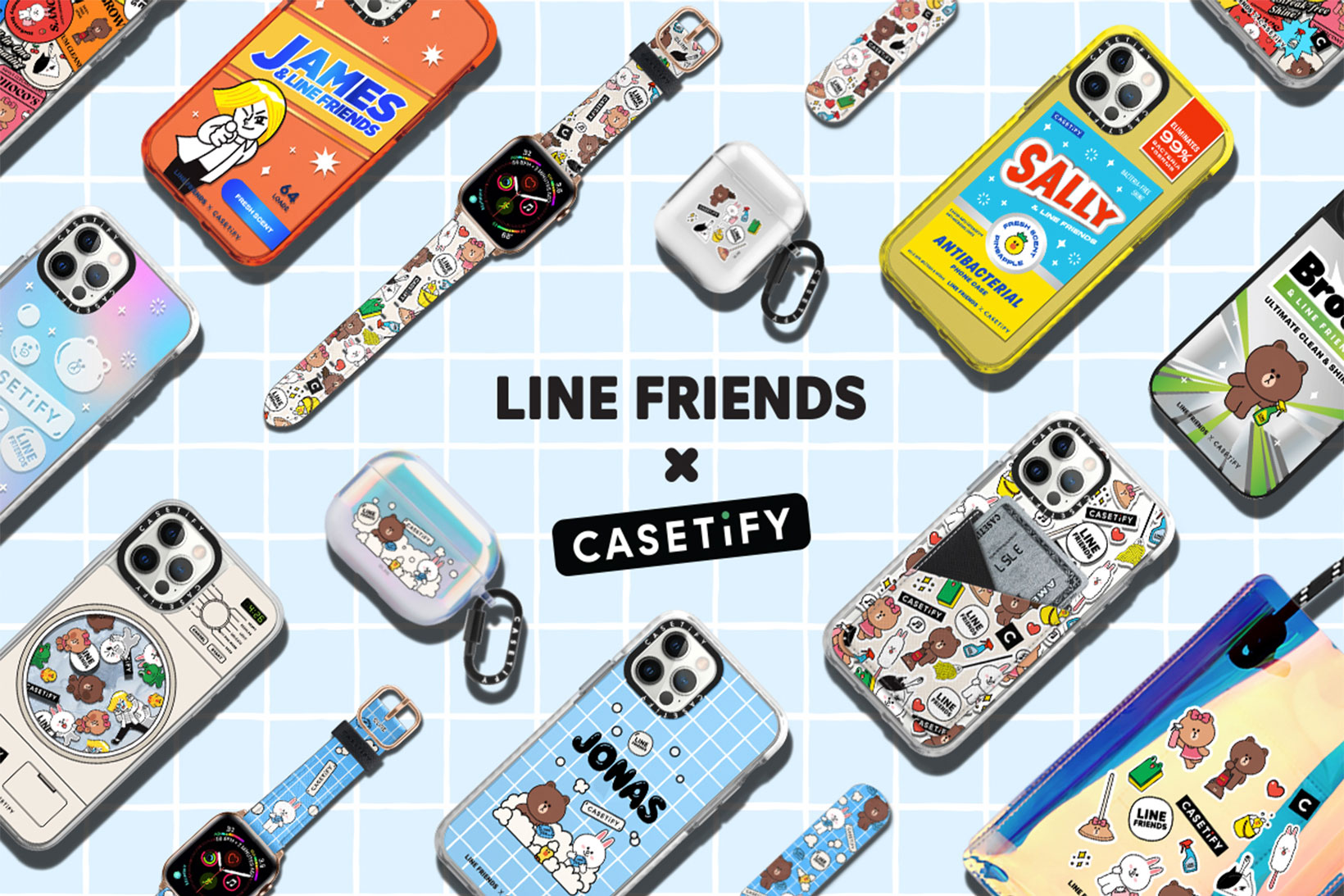 Casetify Taps LINE FRIENDS for Spring-Ready Tech Accessories
